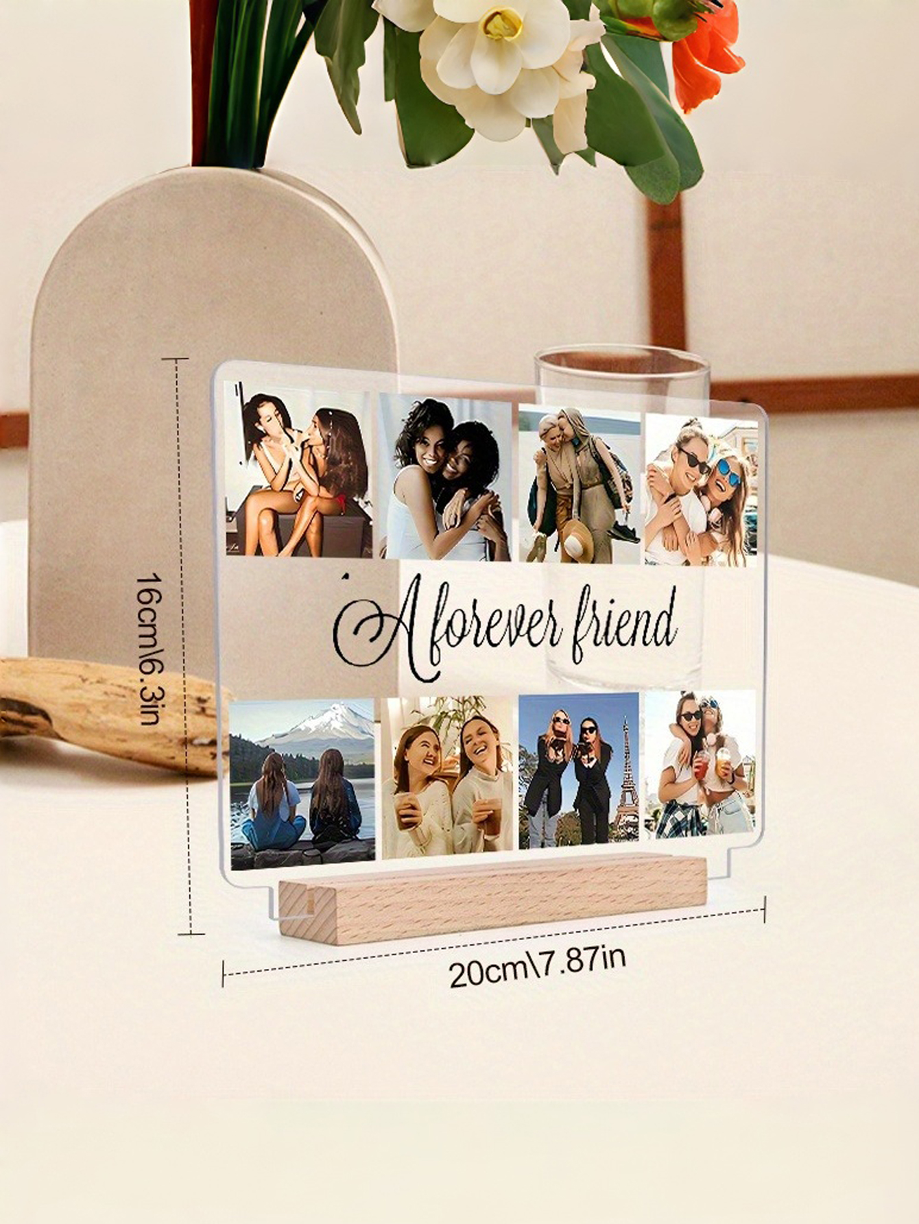 2D Acrylic Photo Display Board with Custom